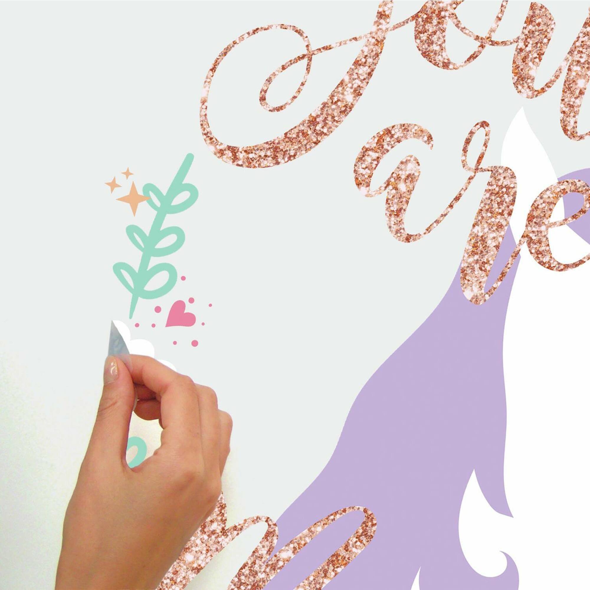 RoomMates Unicorn Magic Peel & Stick Giant Wall Decals